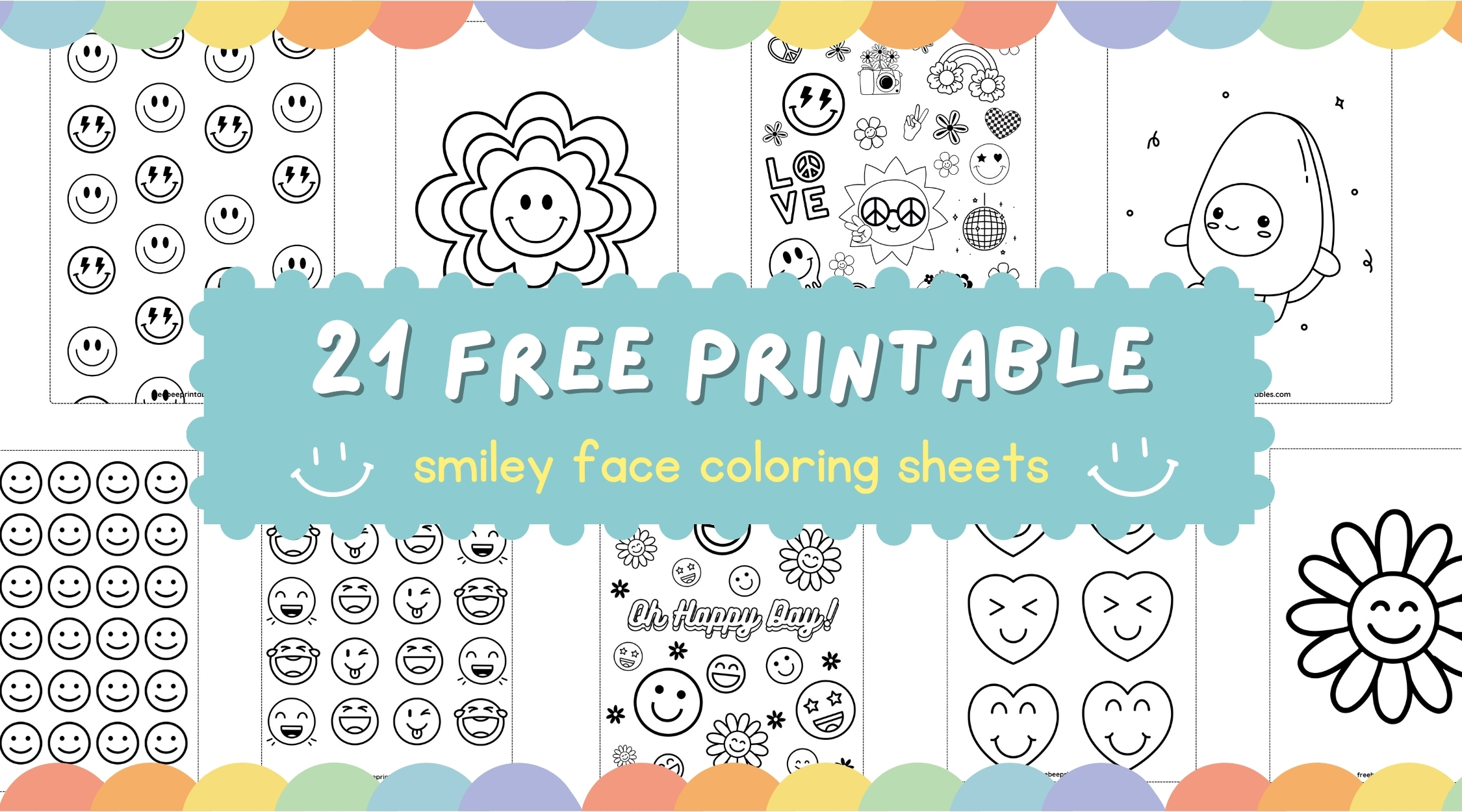 Fun Smiley Face Coloring Sheets – Free Printables!